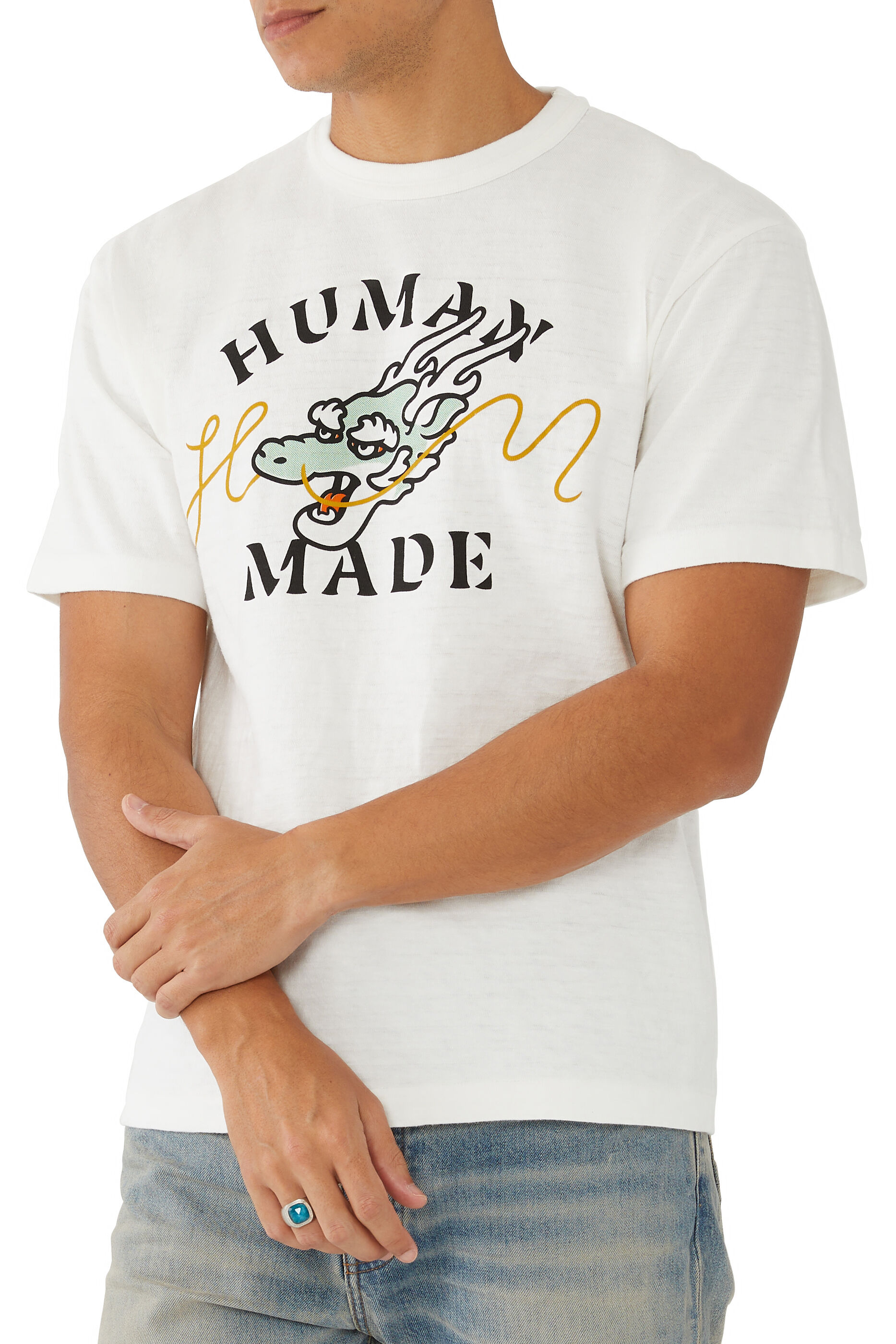 Buy Human Made Dragon Graphic T-Shirt for Mens | Bloomingdale's UAE